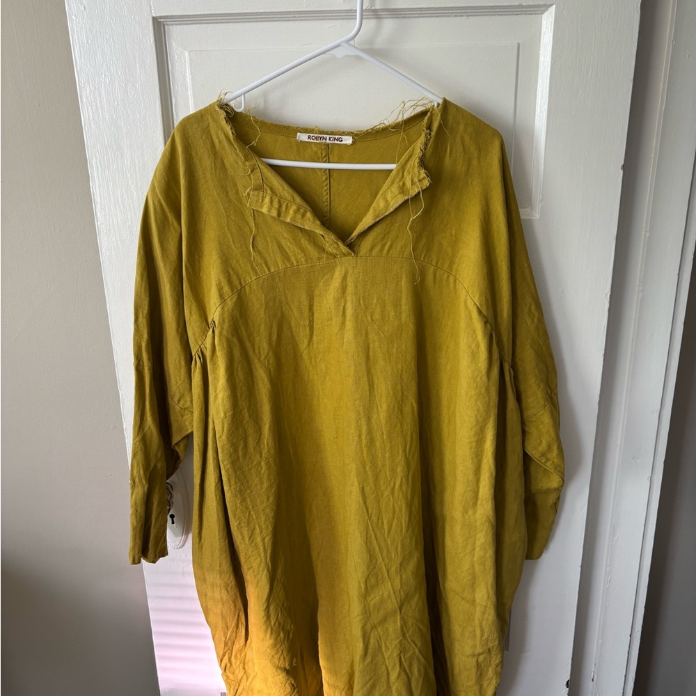 Robyn King Mustard Yellow Women's Top